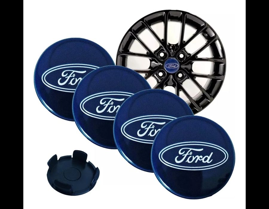 KIT 4 CALOTINHA FORD AZUL