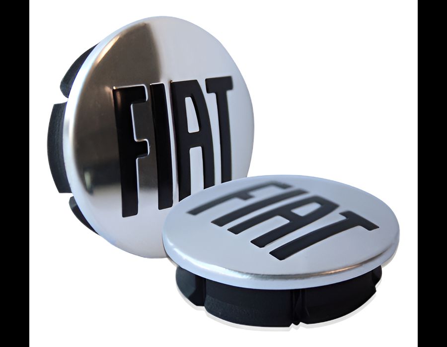 KIT 4 CALOTINHA FIAT CROMADO REPUXO