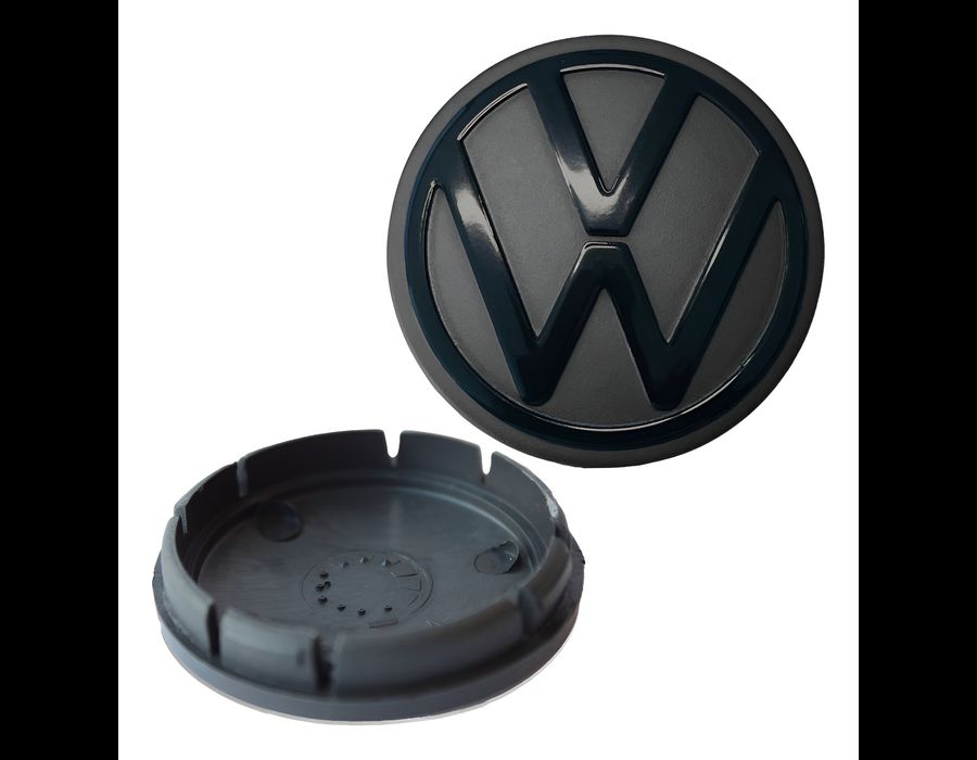 KIT 4 CALOTINHA VW NIVUS BLACK PIANO GARRA ORIGINAL
