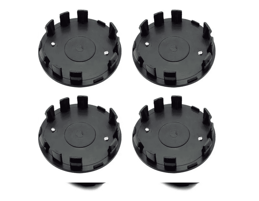 Kit 4 Calotinhas Nissan Preto com Boton Cromado – Estilo e Encaixe Perfeito