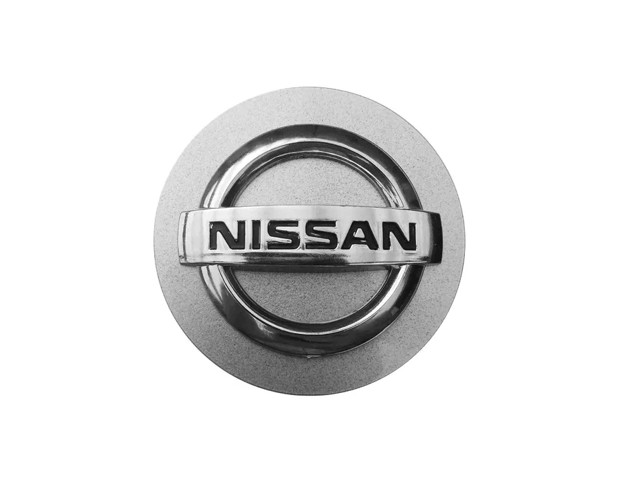 Kit 4 Calotinhas Nissan Prata com Boton Cromado – Visual Original e Encaixe Preciso