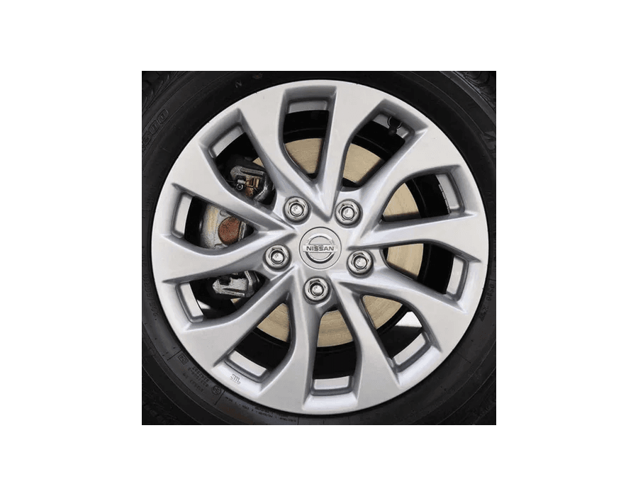 Kit 4 Calotinhas Nissan Prata com Boton Cromado – Visual Original e Encaixe Preciso