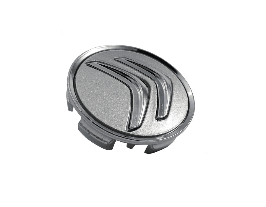 Kit 4 Calotinhas Citroën Prata – Visual Original com Encaixe Preciso para Rodas C3, C4, DS3 e Mais