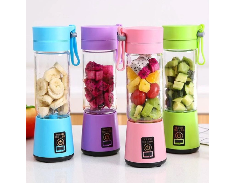 Liquidificador Mixer Juice Garrafa Portátil USB Recarregável