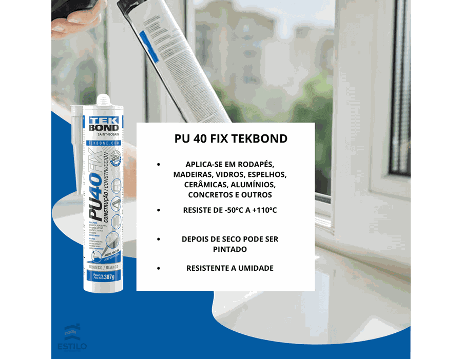Selante PU40 Tekbond Branco - 387g