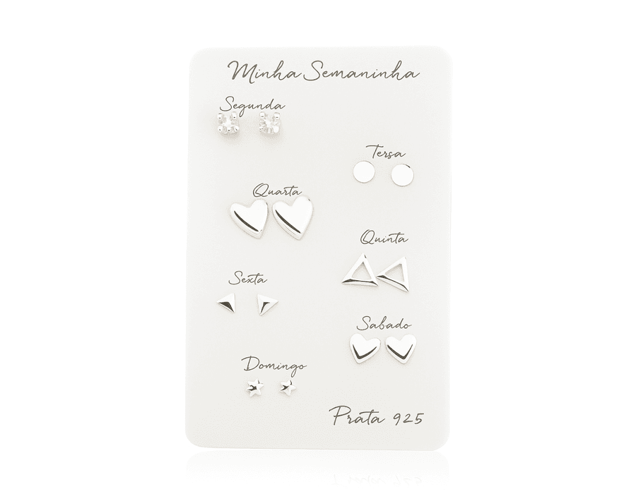 Kit Semaninha 2 Prata 925 - 6140 - MEDALS STORE