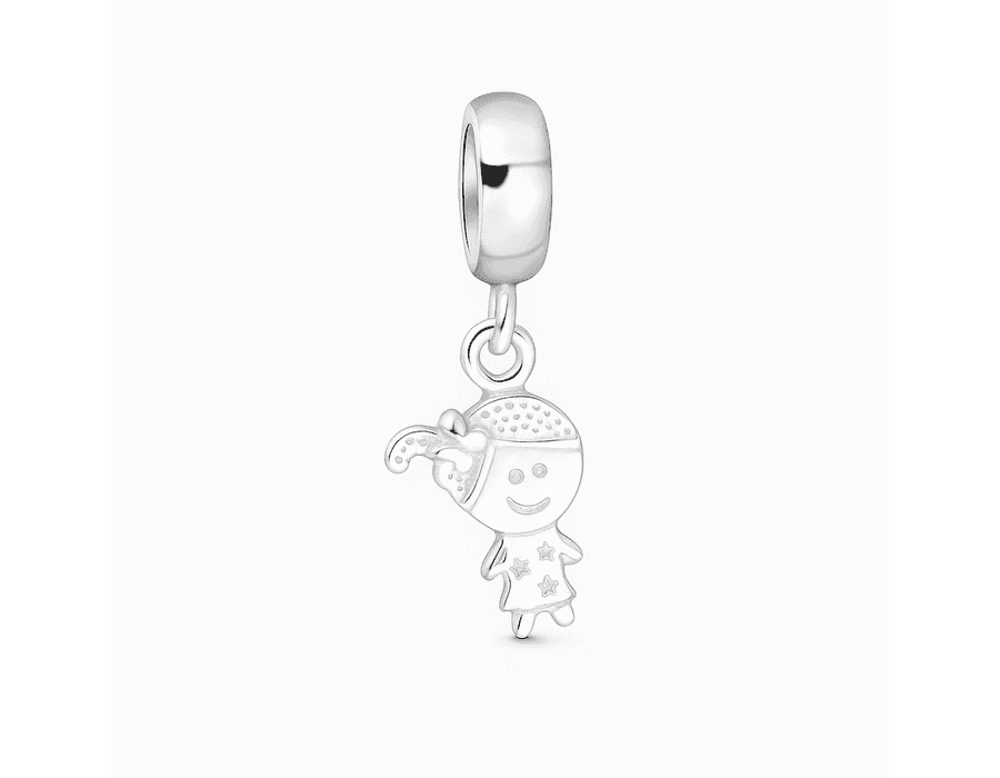 Berloque Menina Prata 925 - 6180 - MEDALS STORE