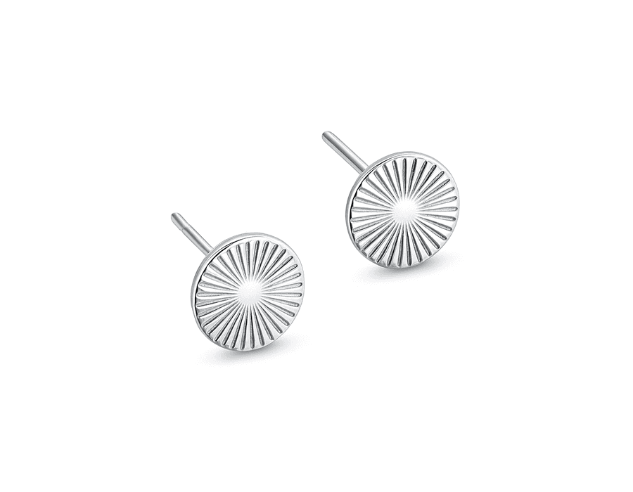 Brinco Redondo Clean Prata 925 - 6012 - MEDALS STORE