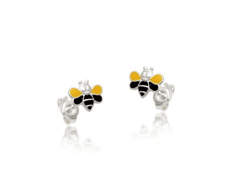 Brinco Baby Abelha Prata 925 - 6059 - MEDALS STORE