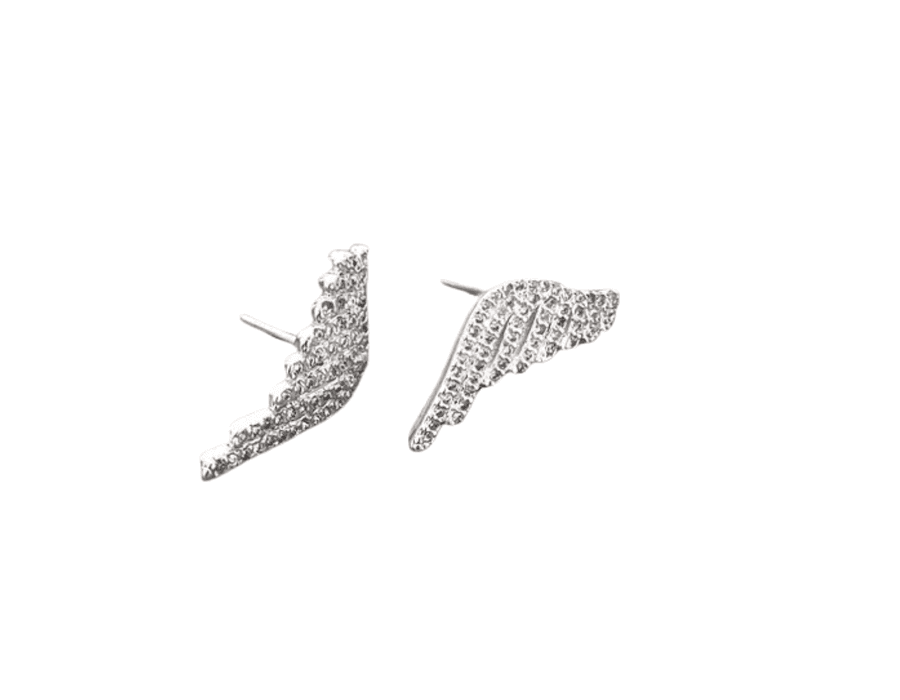 Brinco Asa Anjo Prata 925 - 6023 - MEDALS STORE