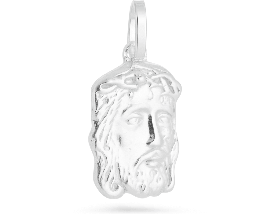 Pingente Face De Cristo Prata 925 - 4130 - MEDALS STORE