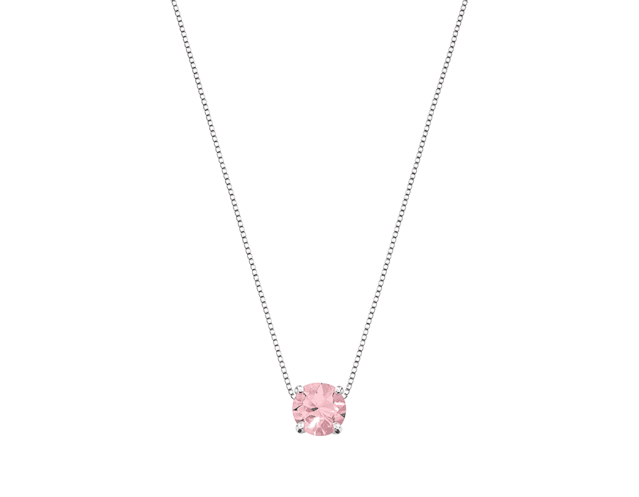 Colar Redondo Galeria Rosa 6 mm Prata 925 - 3551 - MEDALS STORE