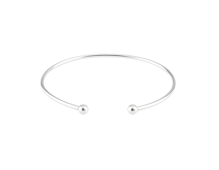 Bracelete Regulavel Liso Prata 925 - 6154 - MEDALS STORE