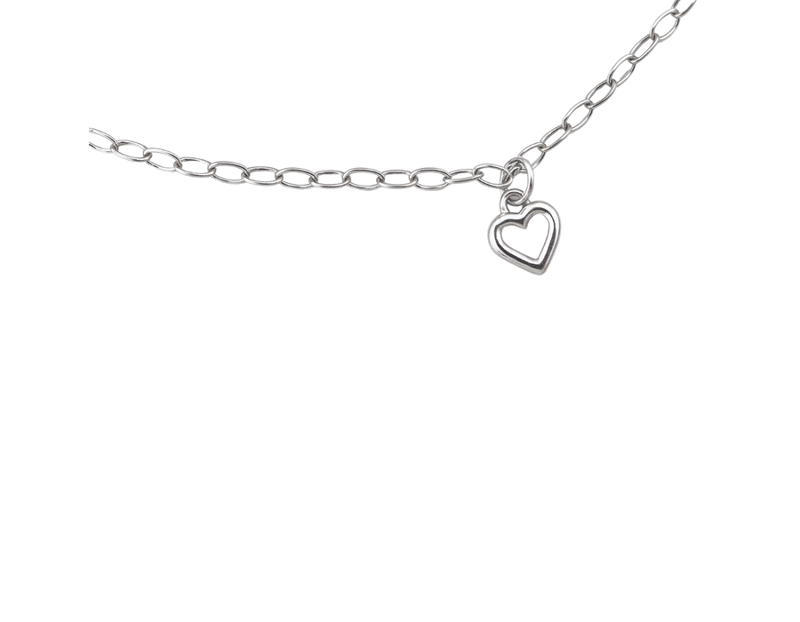 Pulseira Coração Prata 925 - 6150 - MEDALS STORE