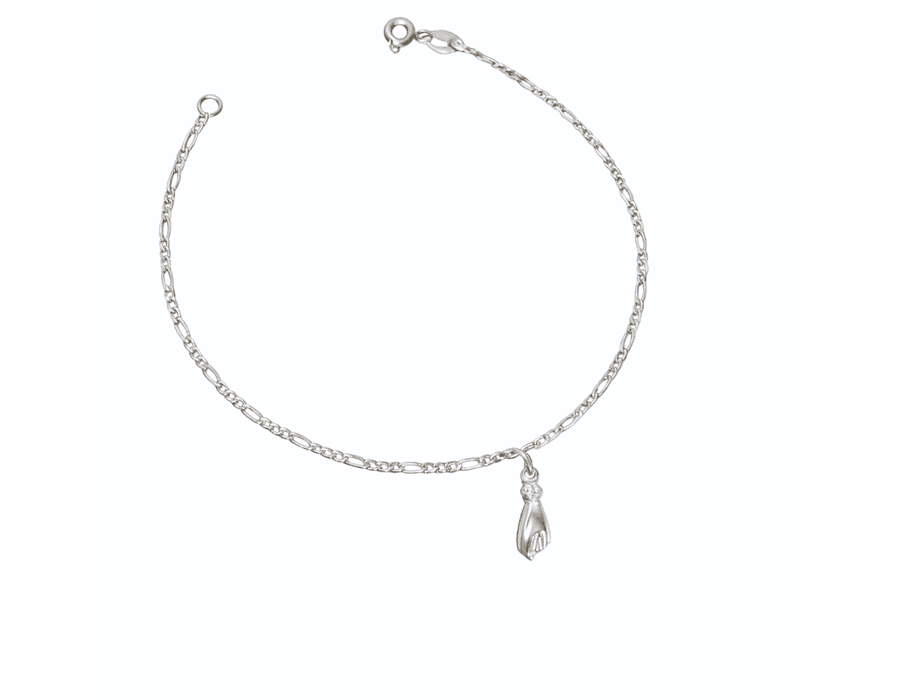 Pulseira Figa Prata 925 - 6148 - MEDALS STORE