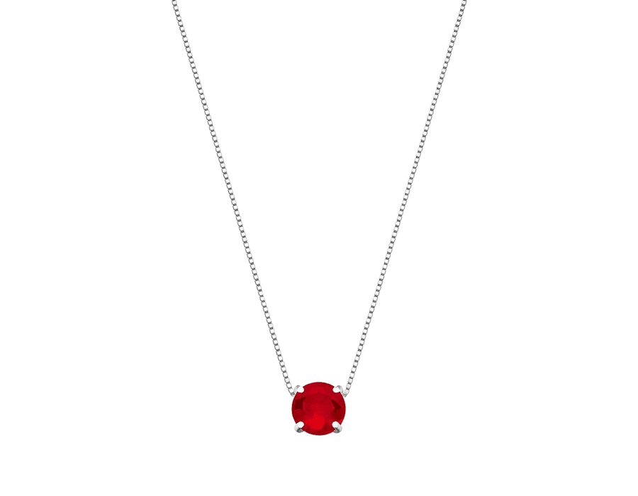 Colar Vermelho Galeria Prata 925 - 3552 - MEDALS STORE