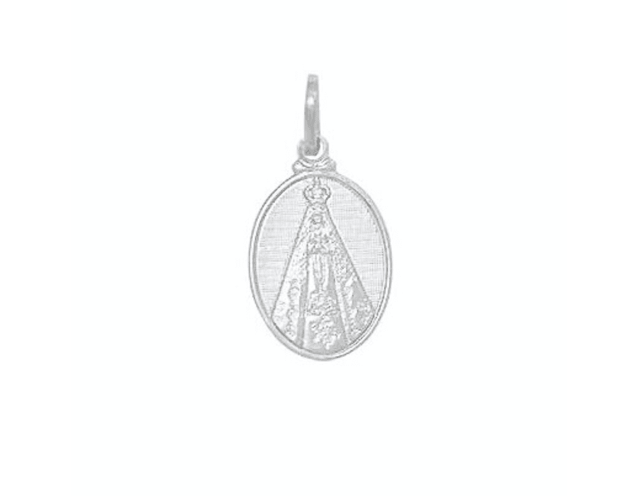 Pingente Nossa Senhora Medalha Prata 925 - 4121 - MEDALS STORE