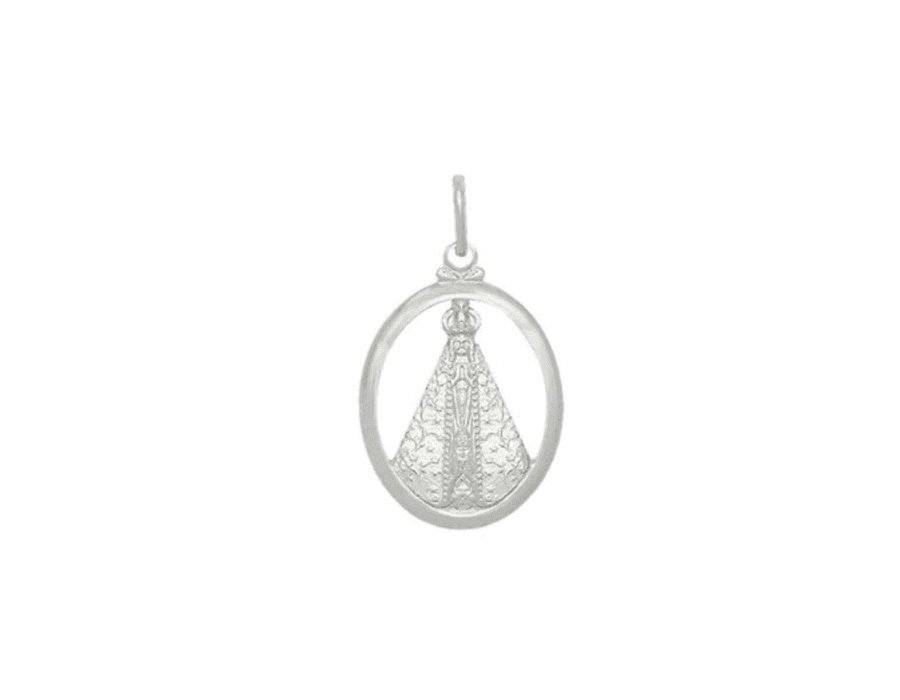 Pingente Medalha Nossa Senhora Vazada Prata 925 - ... - MEDALS STORE