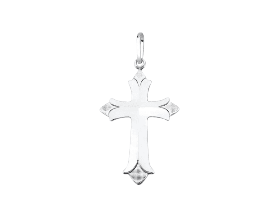 Pingente Cruz 3D Prata 925 - 3271 - MEDALS STORE