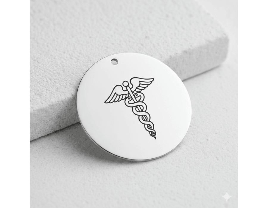 Pingente Personalizado Profissão Direito Prata 925... - MEDALS