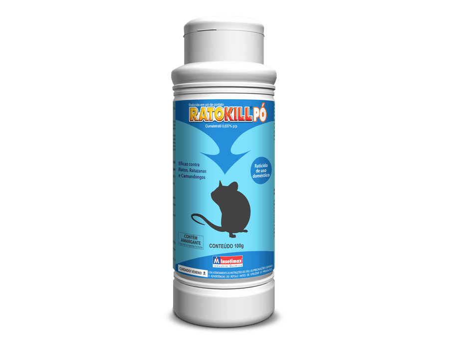 Raticida em pó Ratokill 100g - Insetimax | AGROCAC