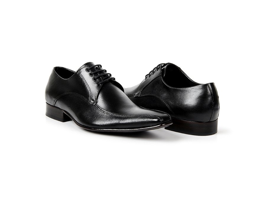 Sapato Social Masculino Couro Preto - Frete Grátis - GIB300NPAPTO — imagem 1