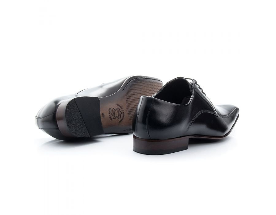 Sapato Social Masculino Couro Preto - Frete Grátis - GIB300NPAPTO — imagem 6