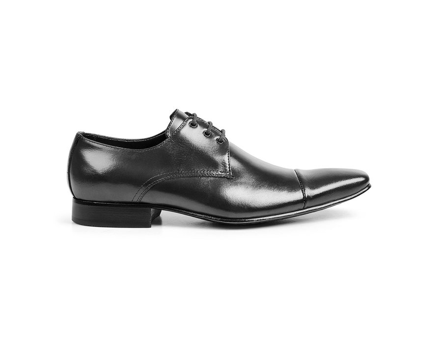Sapato Social Masculino Couro Preto - GIB307NPAPTO — imagem 3