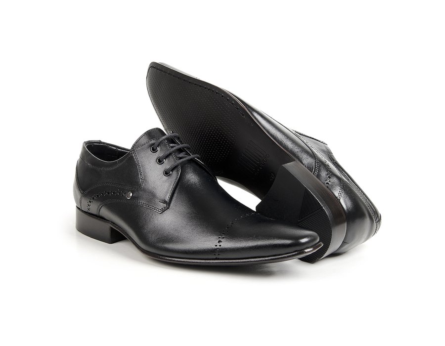 Sapato Social Masculino Couro Preto - GIB377NPAPTO — imagem 2