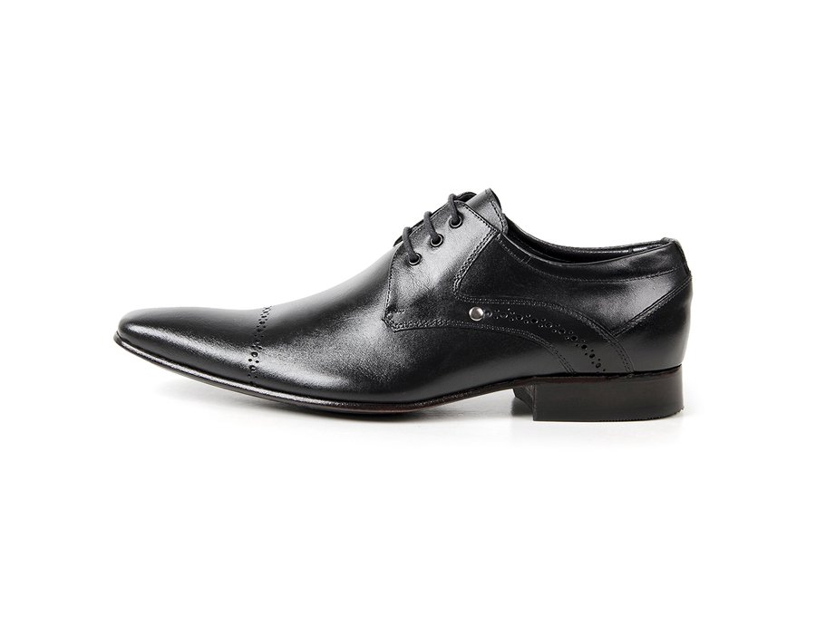 Sapato Social Masculino Couro Preto - GIB377NPAPTO — imagem 4