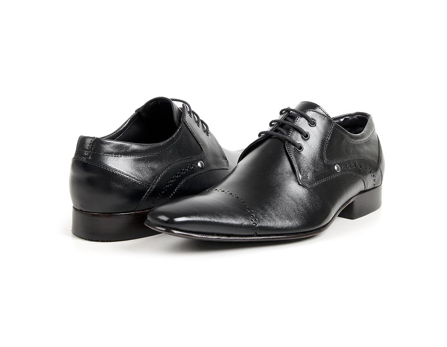 Sapato Social Masculino Couro Preto - GIB377NPAPTO — imagem 5