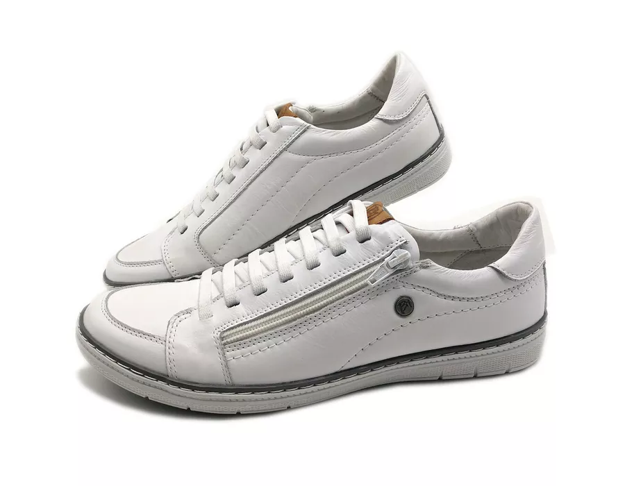 Sapatenis Masculino Casual Masculino De Couro Bmbrasil Sapatenis 608/12 Branco