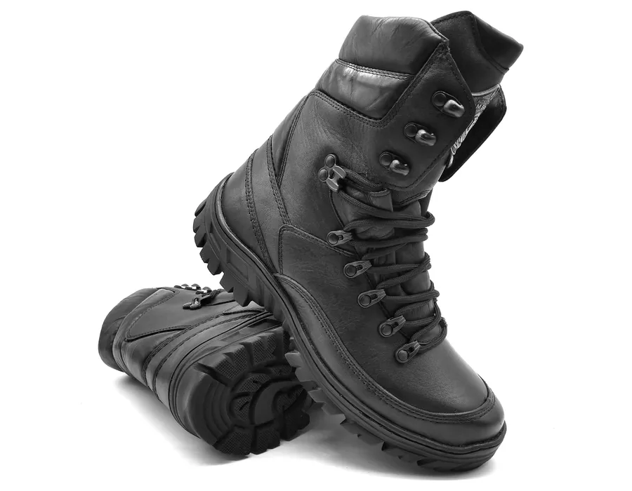 Coturno Tático Combate Bmbrasil Bota Militar Semi-impermeável 5183/02 Preto