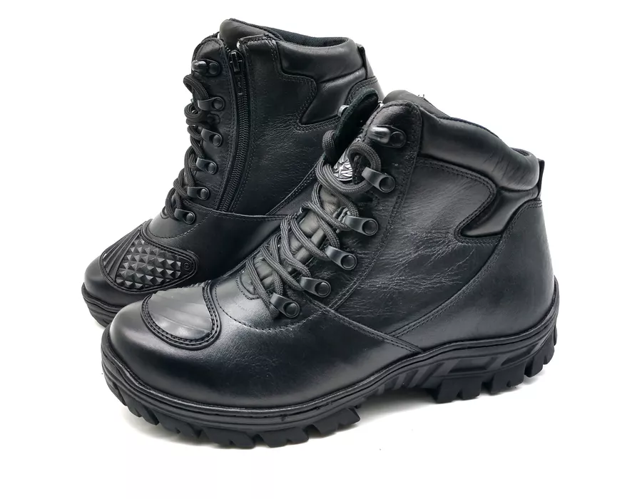 Coturno Militar Padrão Delta Bota Militar Moto Bmbrasil 5197/01 Preto