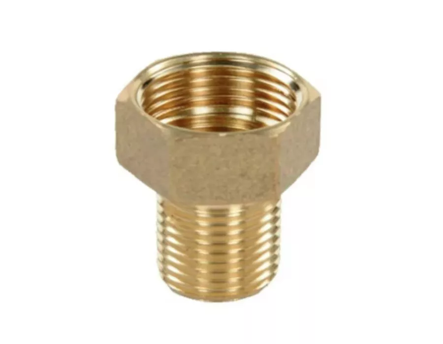 BUCHA DE AUMENTO METAL AMARELA 1/2 X 3/4 | Comercial Prado