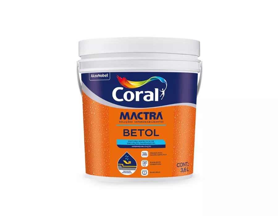Manta Impermeável Betol Ecológico Mactra 3,6l | Luidar Tintas