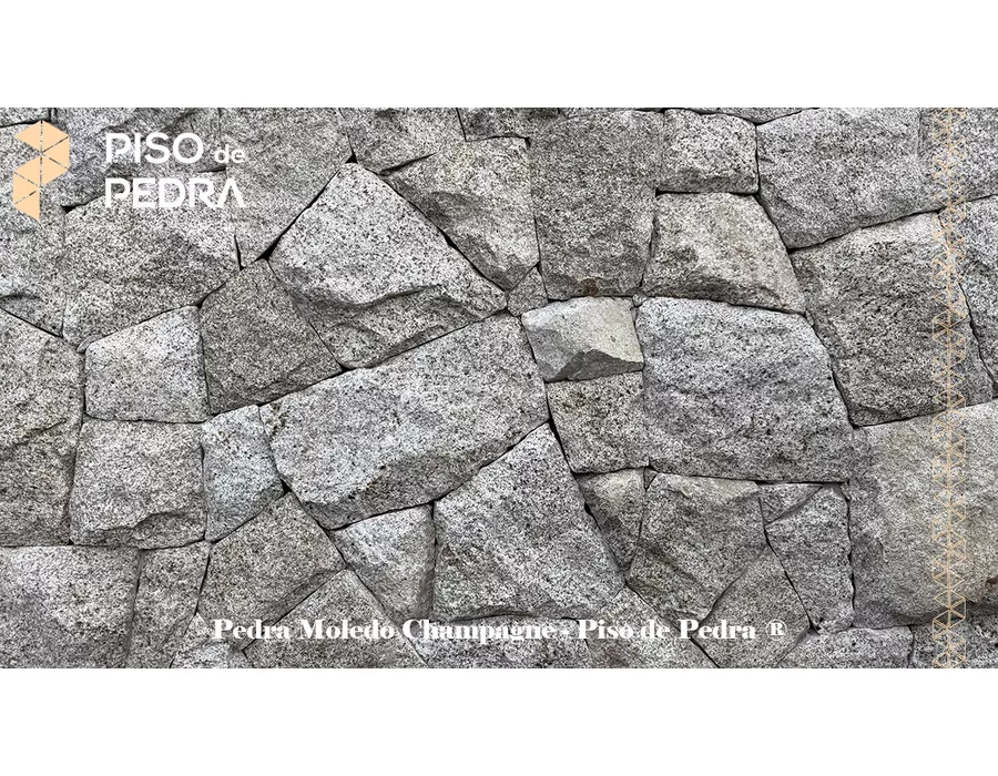 Pedra Moledo Champagne | Piso de Pedra Curitiba