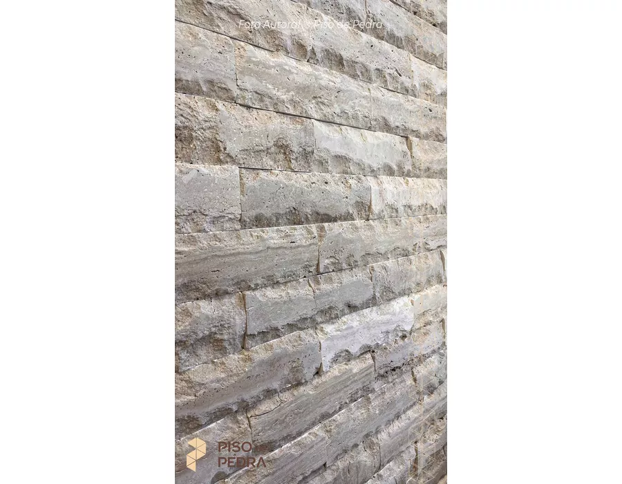 Revestimento Mármore Travertino Romano 7x24 cm | Piso de Pedra Curitiba