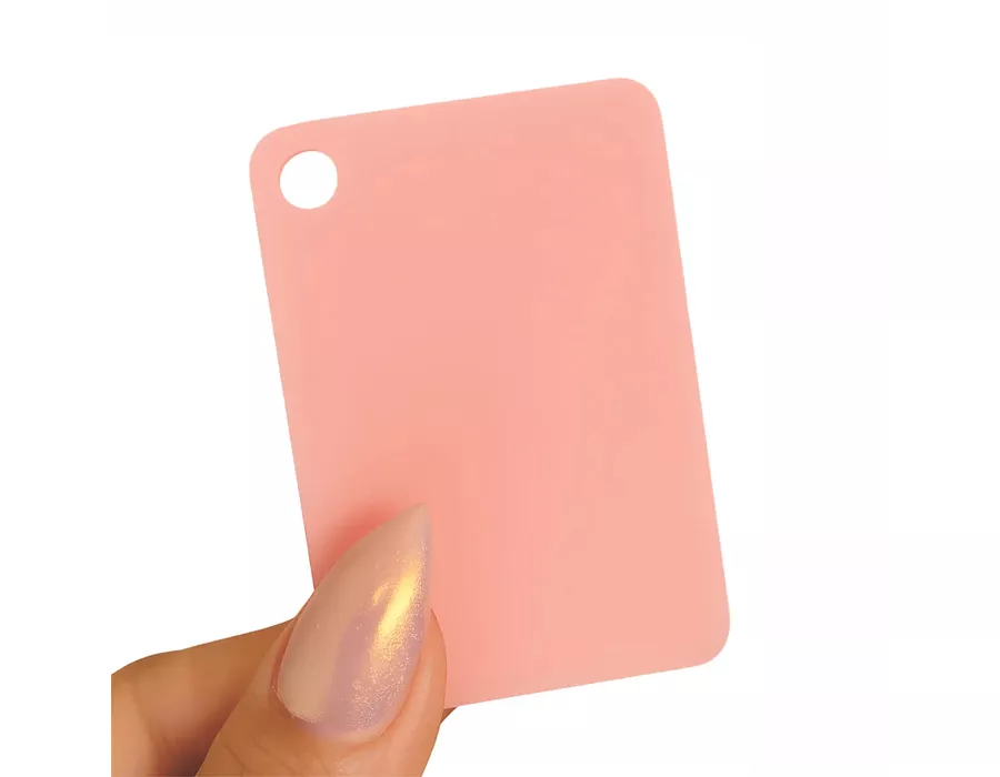 Chapa De Acrílico Rosa Bebê 2mm 100cm X 50cm | POLY SHEET POLICARBONATO