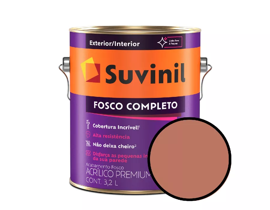 Tinta Fosco Completo Suvinil - Terra Roxa | VIVA COR TINTAS