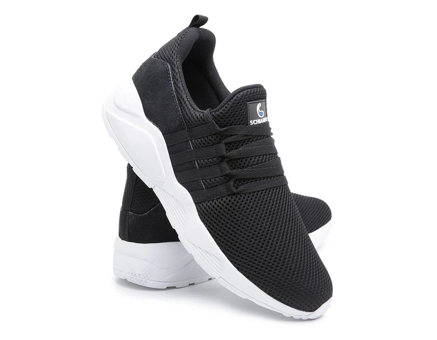 tenis todo preto masculino corrida