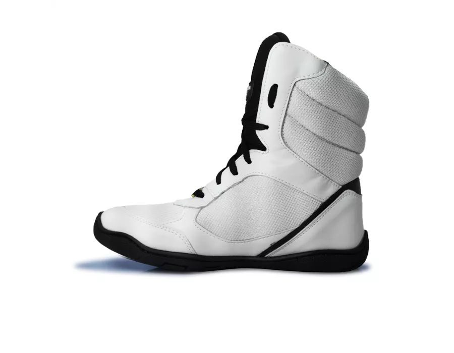 Bota de Treino Cheia de Marra Leg Press Branco e Preto | CHEIA DE MARRA