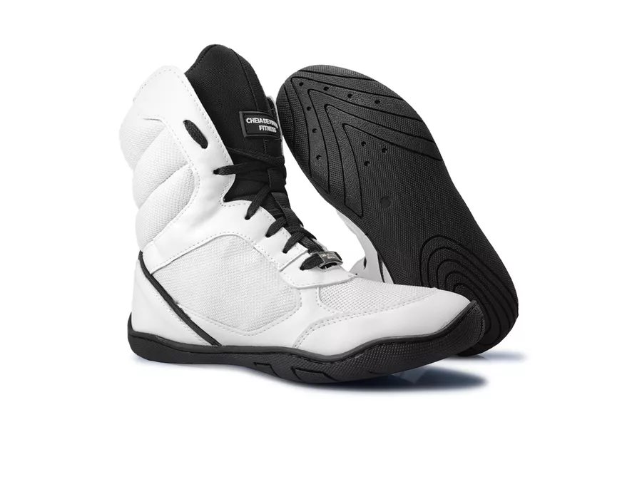 Bota de Treino Cheia de Marra Leg Press Branco e Preto | CHEIA DE MARRA