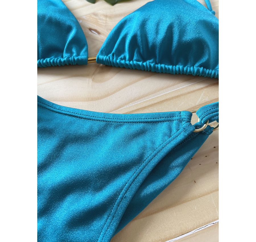 Biquini Fio Duplo Verde Menta Shine 21