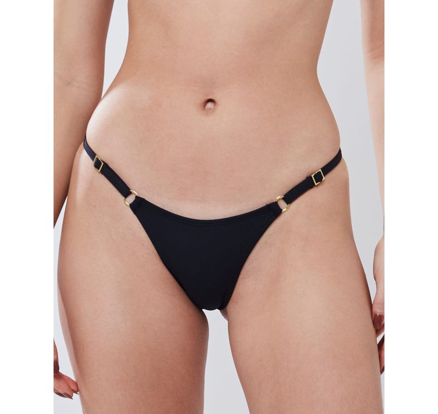 Biquini Fio Dental com Top Fixo Preto 563