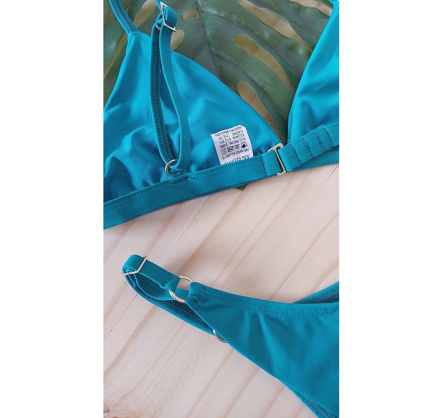 Biquini Fio Dental com Top Fixo Menta 564