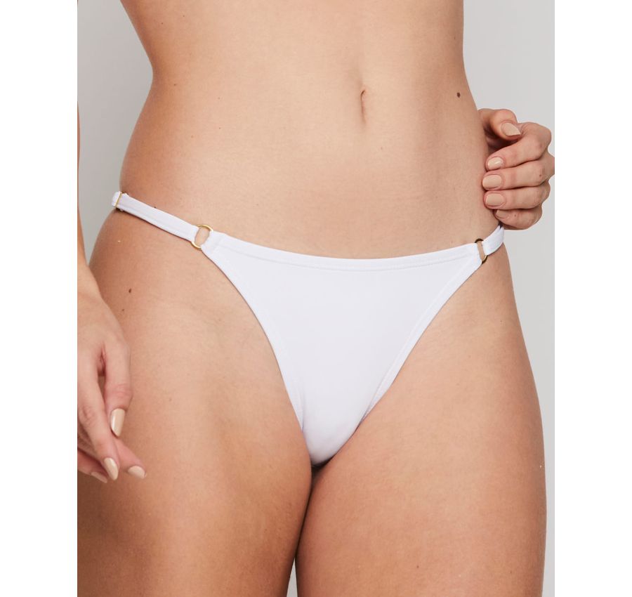 Biquini Fio Dental com Top Fixo Branco 567