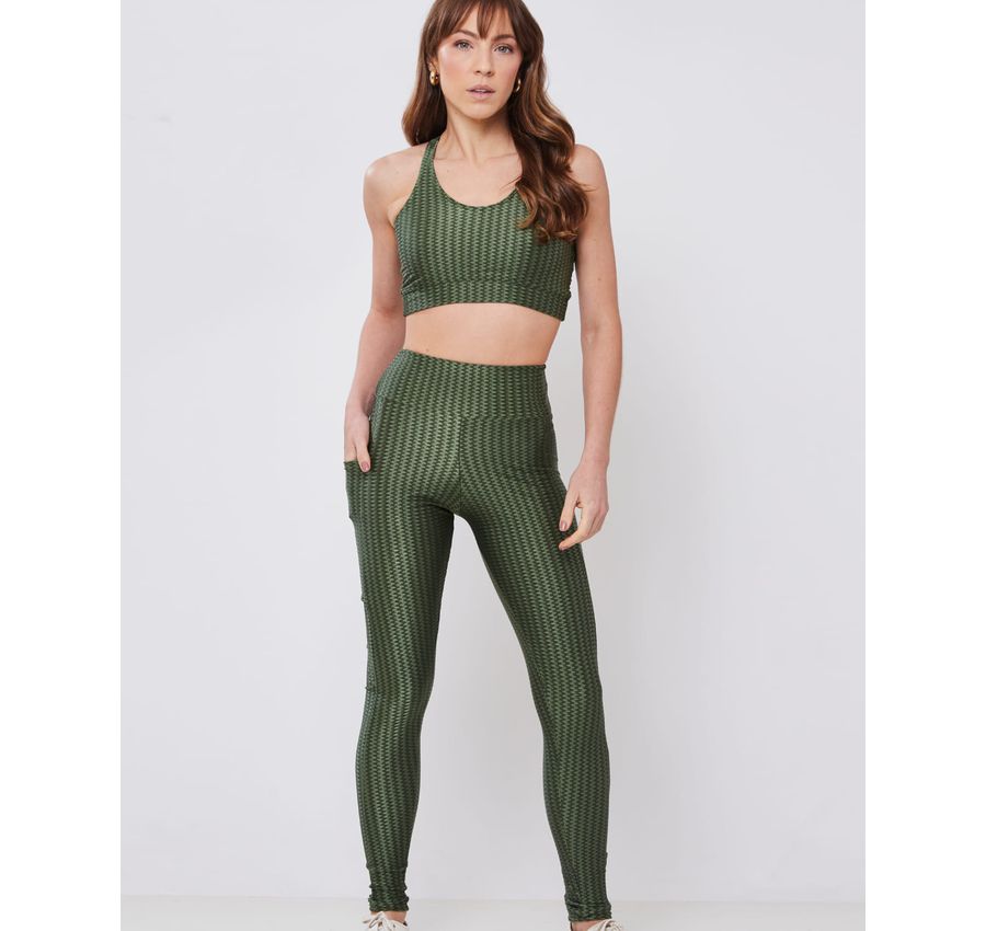 Conjunto Legging e Top - Suzuka Verde 706