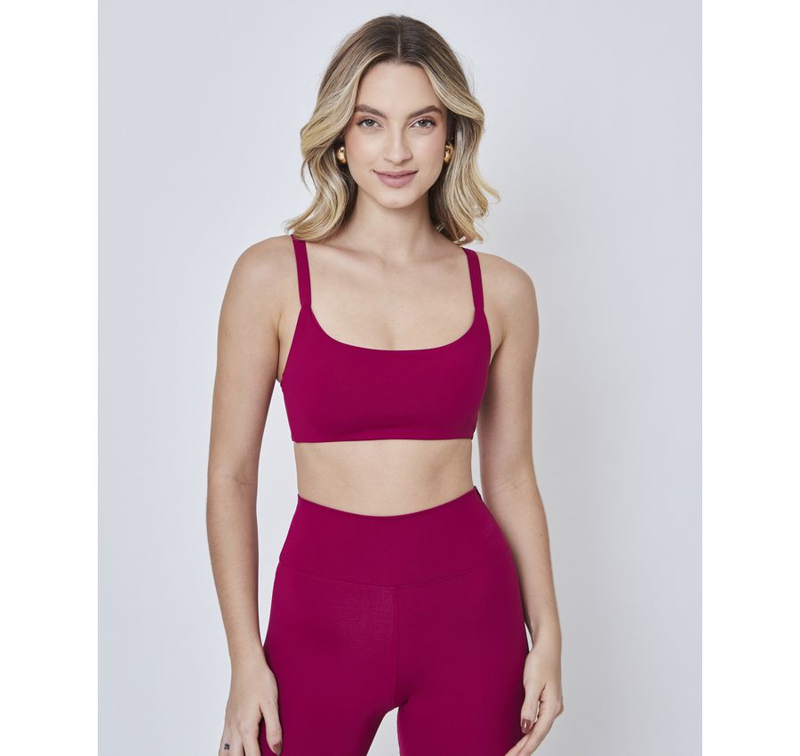 Conjunto Legging e Top - Vinho 718