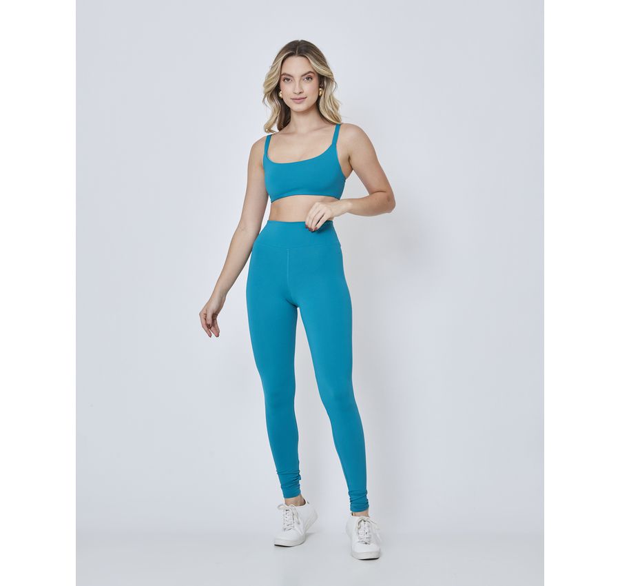 Conjunto Legging e Top - Turquesa 719